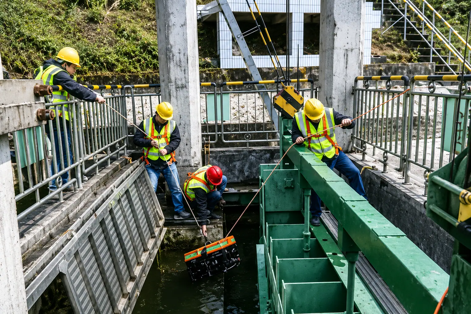 水电站水工隧道检测